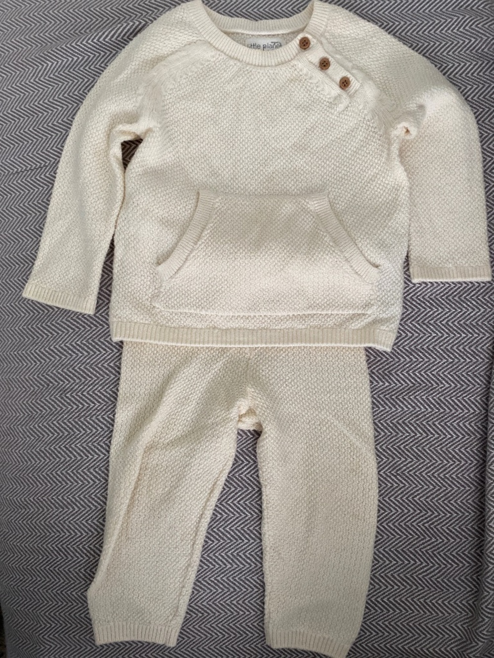 Little Planet Organic by Carter’s Beige Knitted Set